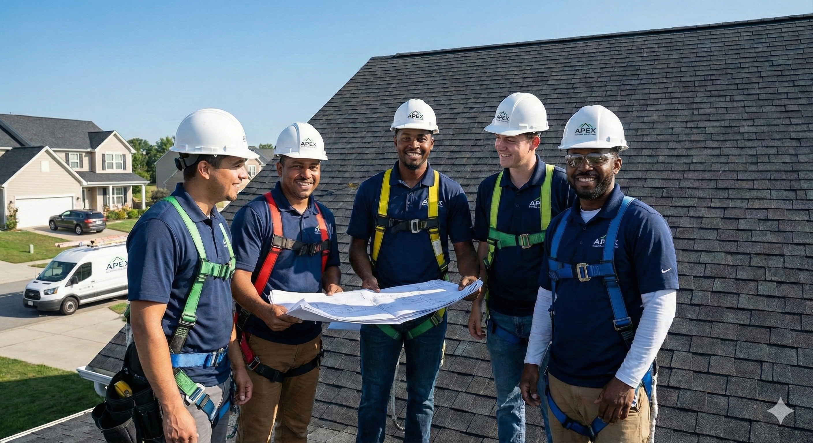 Cedarcrest Roofing Solutions professional team members
